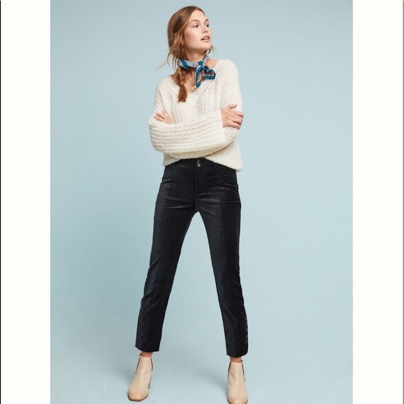 Anthropologie Pants - NWT Anthro Essential Slim Velvet Pant, size 2